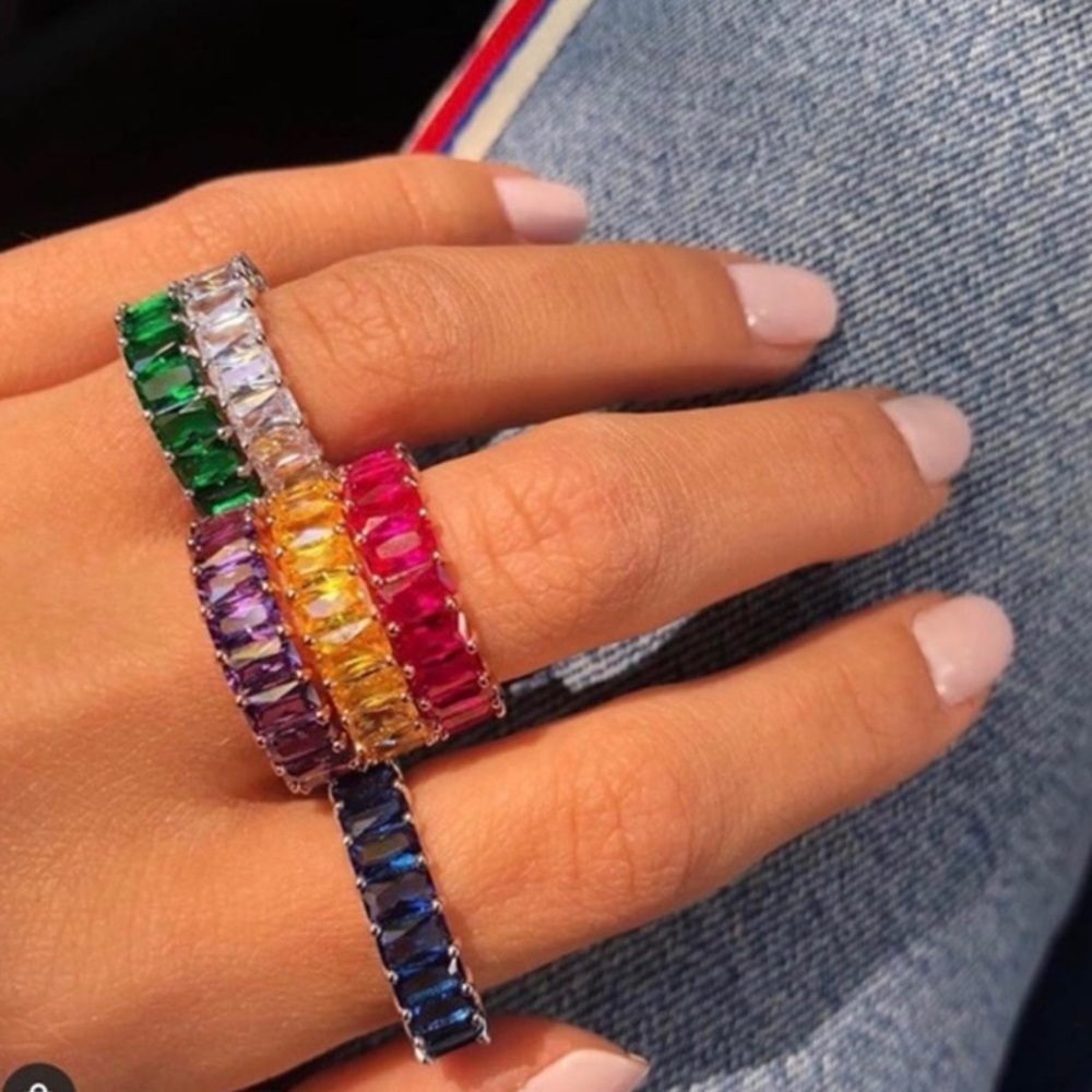 Adina Eden Yellow Eternity Band